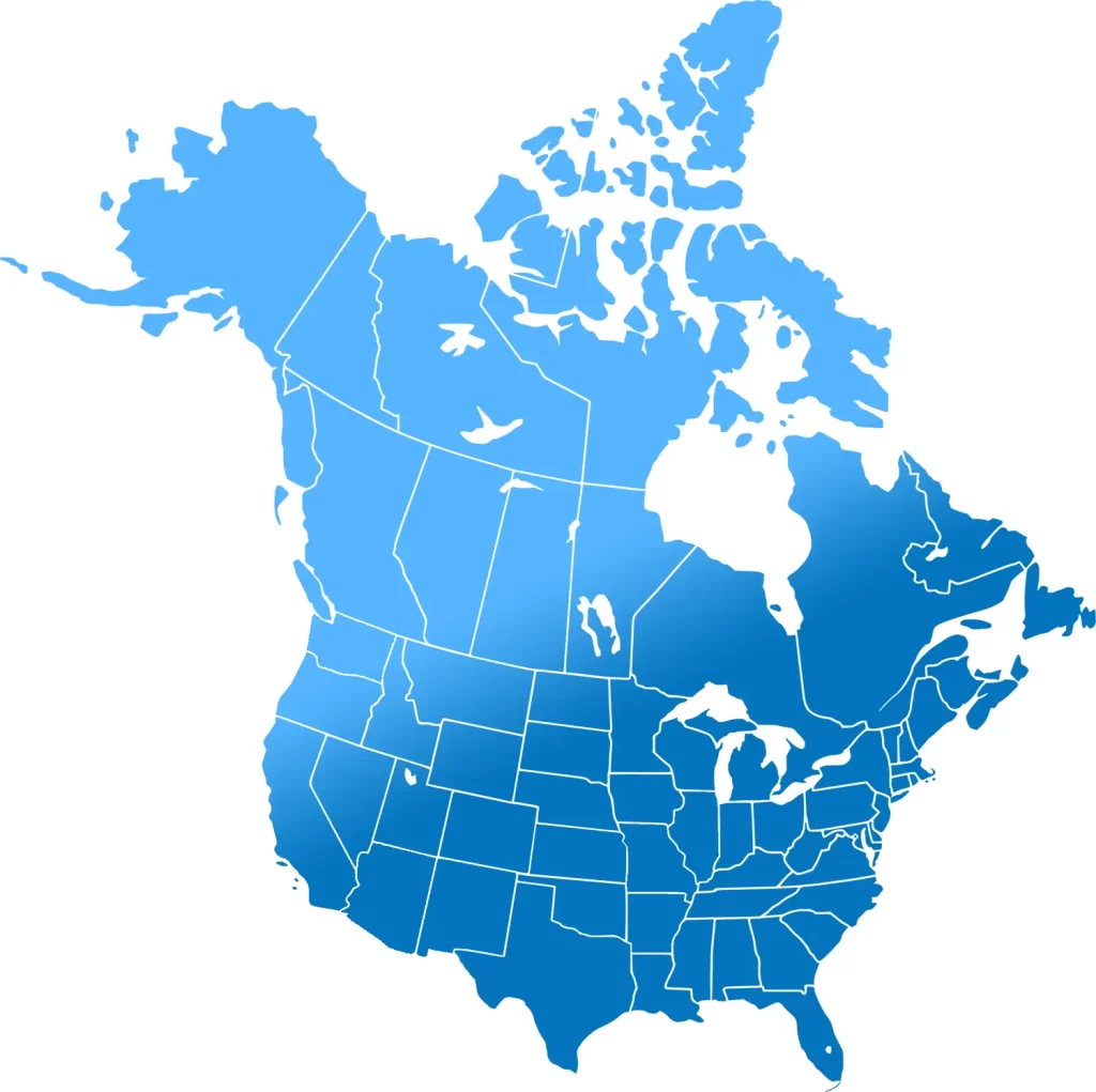 Baker-Tubulars-United-States-Canada-Service-Areas-Map